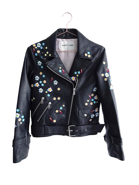 Sandy liang 2025 leather jacket